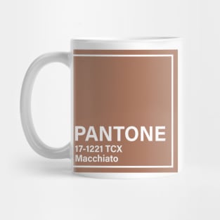 pantone 17-1221 TCX Macchiato Mug